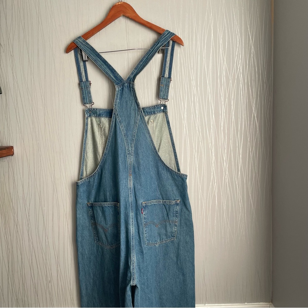 Levi’s Vintage Overalls Women’s XL Fresh Perspective Denim Relaxed Fit - Picture 10 of 13